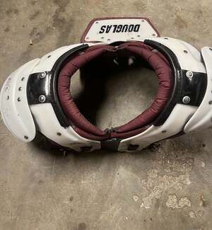 Douglas SP 69 Adult Football Shoulder Pads, Size Large (19"-20")